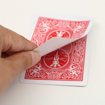 Kosmetinis defektas Bicycle Rider Back Blank Face kortos (Raudonos)